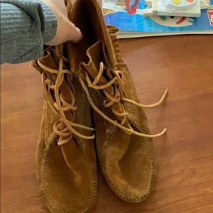 Minnetonka moccasin bootie